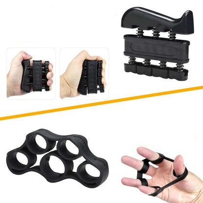 Entrenador fortalecedor de fuerza de agarre de mano ajustable de 5-60kg, juego completo con contador de muñeca, antebrazo y ejercitador de mano para músculos